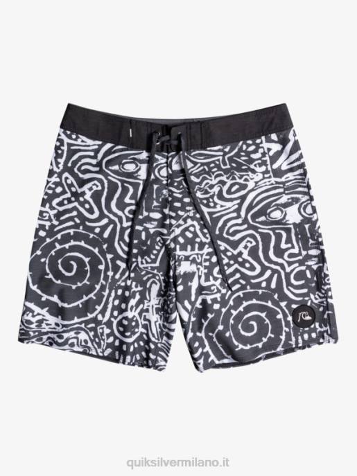 esso Quiksilver uomini pantaloncini da surf hempstretch 69 18 nero HTZR1814