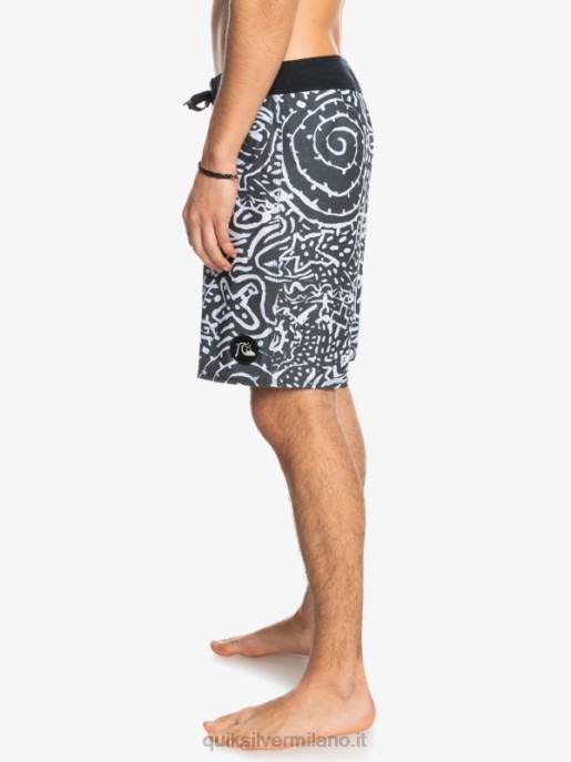 esso Quiksilver uomini pantaloncini da surf hempstretch 69 18 nero HTZR1814
