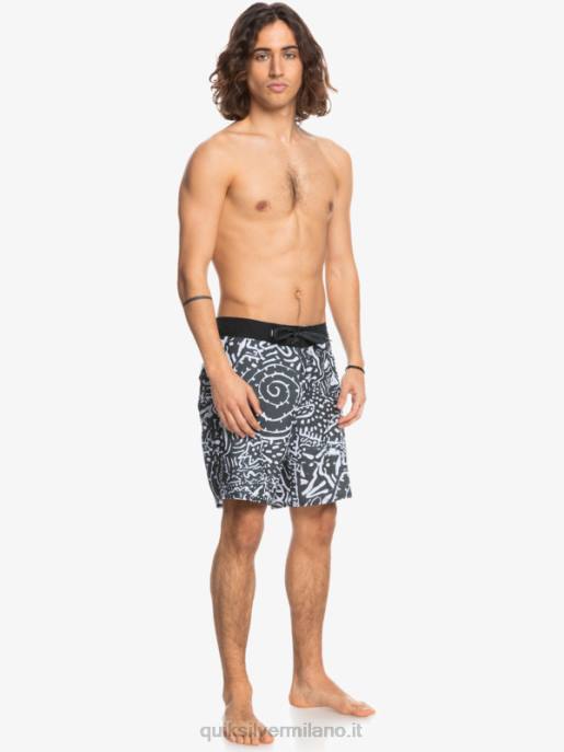 esso Quiksilver uomini pantaloncini da surf hempstretch 69 18 nero HTZR1814