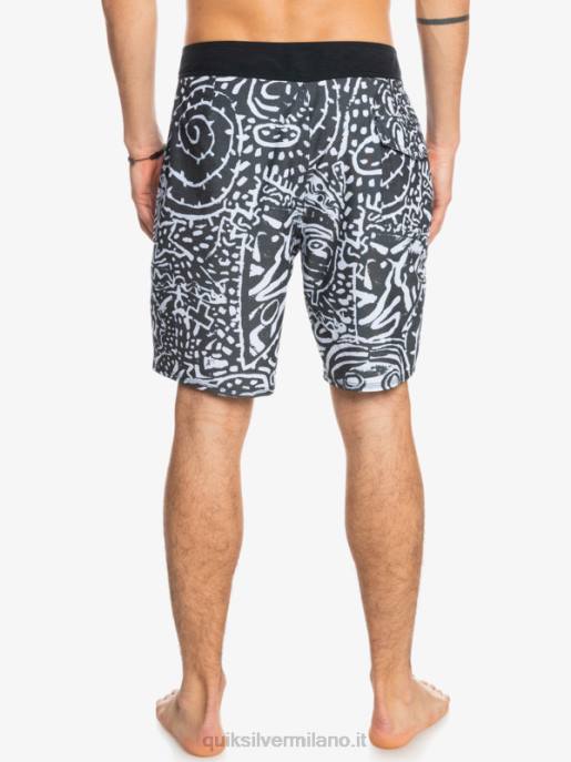 esso Quiksilver uomini pantaloncini da surf hempstretch 69 18 nero HTZR1814