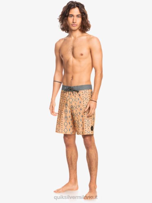 esso Quiksilver uomini pantaloncini da surf hempstretch 69 18 ocra HTZR1816