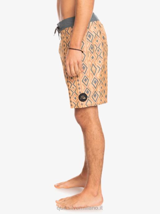 esso Quiksilver uomini pantaloncini da surf hempstretch 69 18 ocra HTZR1816