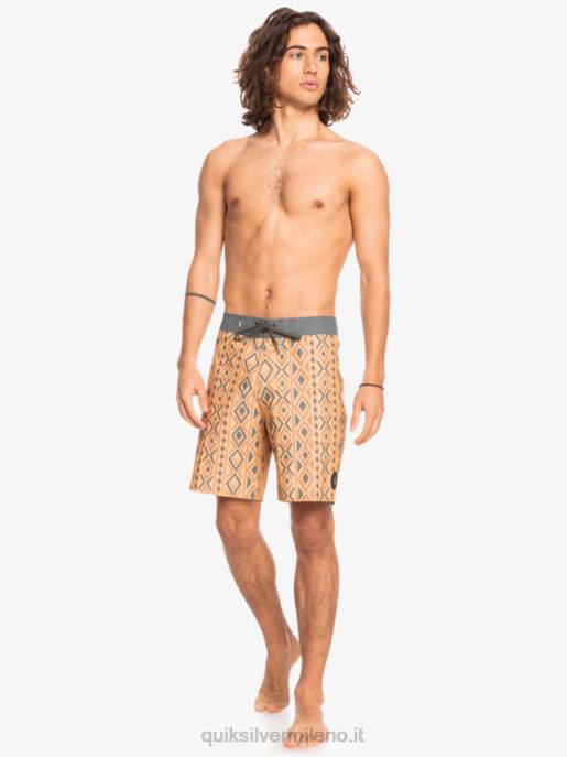 esso Quiksilver uomini pantaloncini da surf hempstretch 69 18 ocra HTZR1816