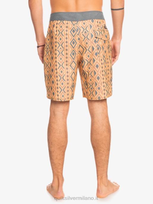 esso Quiksilver uomini pantaloncini da surf hempstretch 69 18 ocra HTZR1816