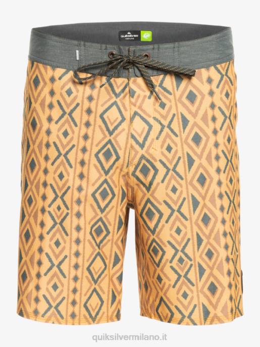 esso Quiksilver uomini pantaloncini da surf hempstretch 69 18 ocra HTZR1816