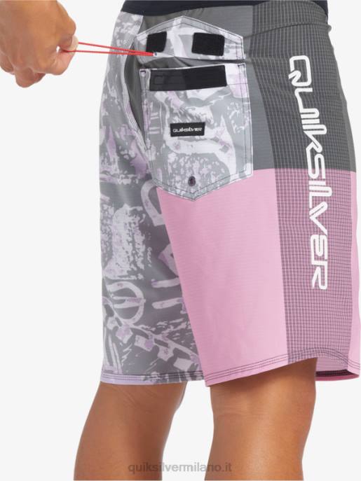 esso Quiksilver uomini pantaloncini da surf highlite arch 19 cancello di ferro HTZR366