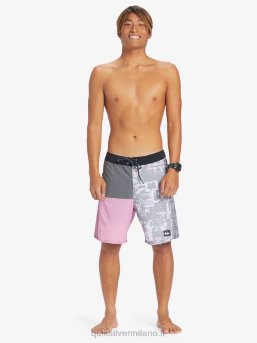 esso Quiksilver uomini pantaloncini da surf highlite arch 19 cancello di ferro HTZR366