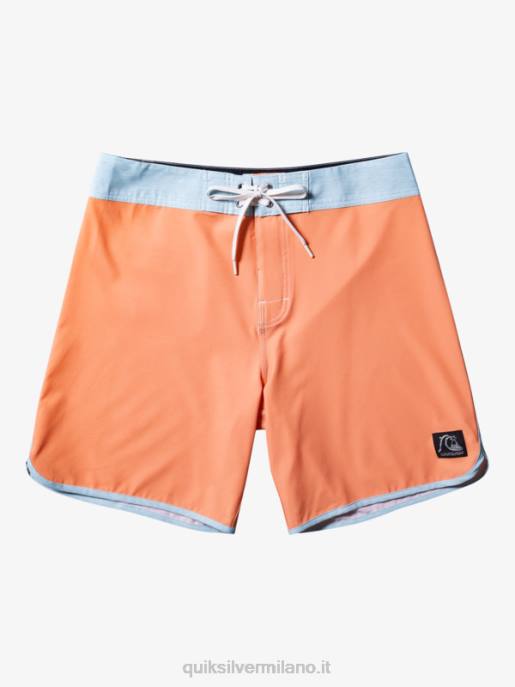 esso Quiksilver uomini pantaloncini da surf originali Scallop 18 abbronzatura di rame HTZR90