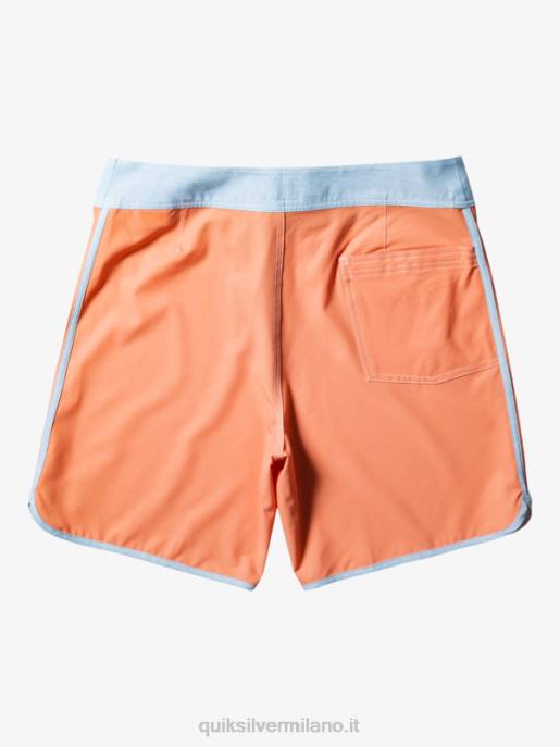 esso Quiksilver uomini pantaloncini da surf originali Scallop 18 abbronzatura di rame HTZR90