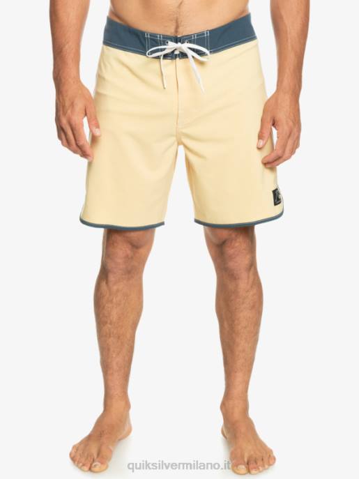 esso Quiksilver uomini pantaloncini da surf originali Scallop 18 grano HTZR94