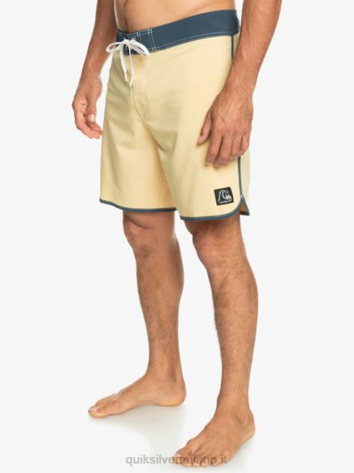 esso Quiksilver uomini pantaloncini da surf originali Scallop 18 grano HTZR94