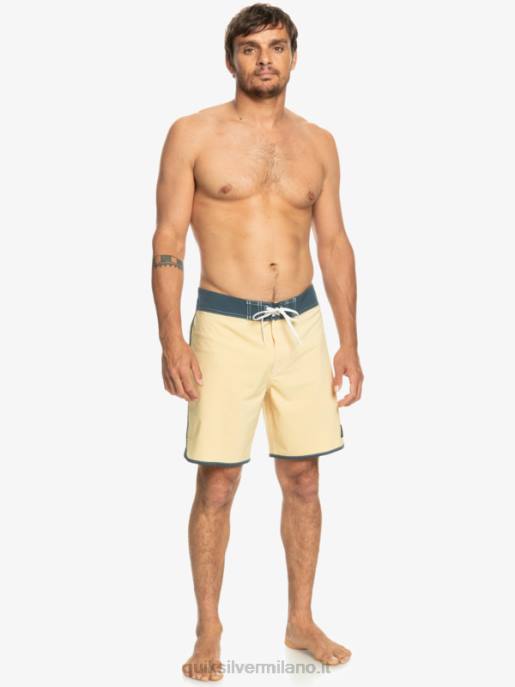 esso Quiksilver uomini pantaloncini da surf originali Scallop 18 grano HTZR94