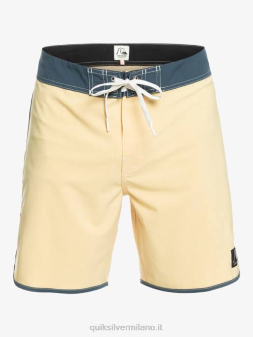 esso Quiksilver uomini pantaloncini da surf originali Scallop 18 grano HTZR94