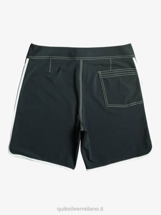 esso Quiksilver uomini pantaloncini da surf originali Scallop 18 nero HTZR86