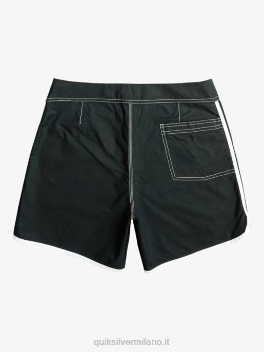 esso Quiksilver uomini pantaloncini da surf originali smerlo snap 16 nero HTZR168