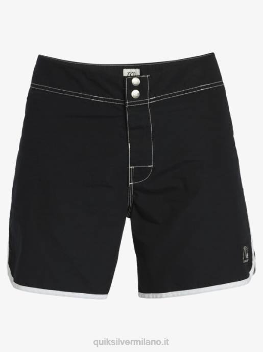 esso Quiksilver uomini pantaloncini da surf originali smerlo snap 16 nero HTZR168