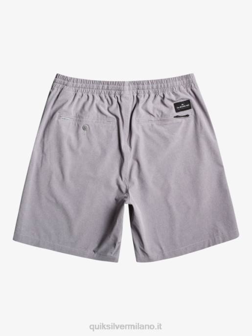 esso Quiksilver uomini pantaloncini ibridi anfibi 18 in erica elastica nevischio HTZR1662