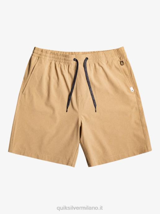 esso Quiksilver uomini pantaloncini ibridi anfibi 18 in erica elastica plage HTZR1663