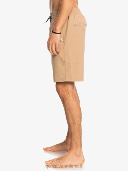 esso Quiksilver uomini pantaloncini ibridi anfibi 18 in erica elastica plage HTZR1663