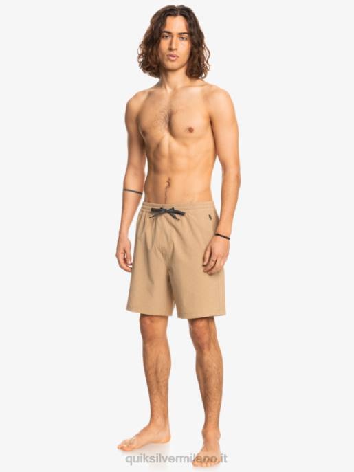 esso Quiksilver uomini pantaloncini ibridi anfibi 18 in erica elastica plage HTZR1663