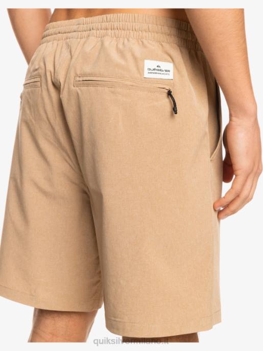 esso Quiksilver uomini pantaloncini ibridi anfibi 18 in erica elastica plage HTZR1663