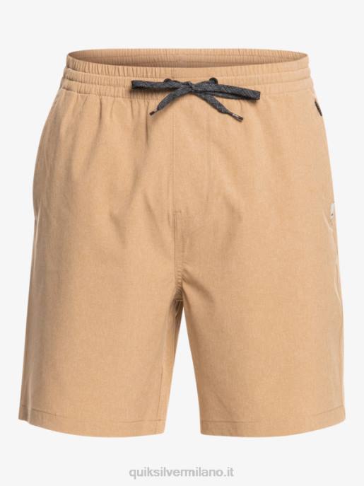 esso Quiksilver uomini pantaloncini ibridi anfibi 18 in erica elastica plage HTZR1663