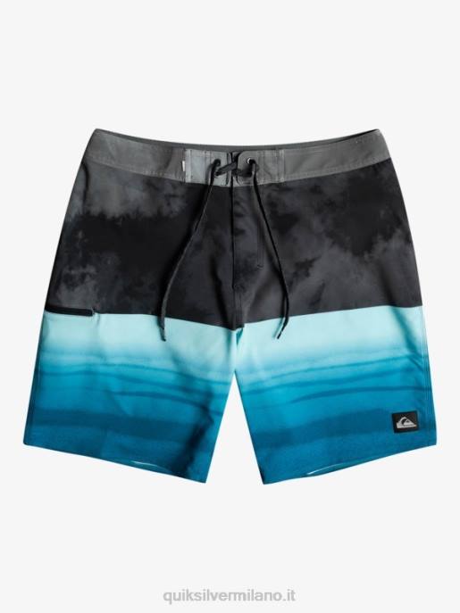 esso Quiksilver uomini pantaloncini surfsilk five-0 19 nero HTZR1798