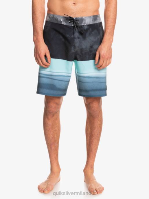 esso Quiksilver uomini pantaloncini surfsilk five-0 19 nero HTZR1798
