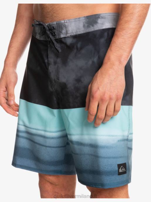 esso Quiksilver uomini pantaloncini surfsilk five-0 19 nero HTZR1798