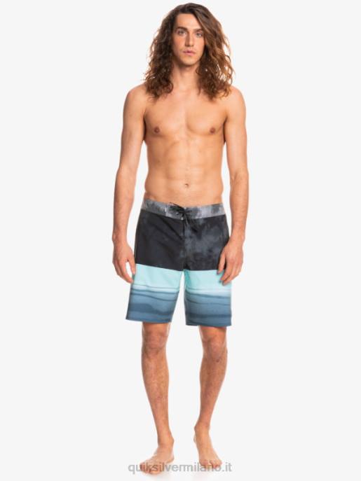 esso Quiksilver uomini pantaloncini surfsilk five-0 19 nero HTZR1798