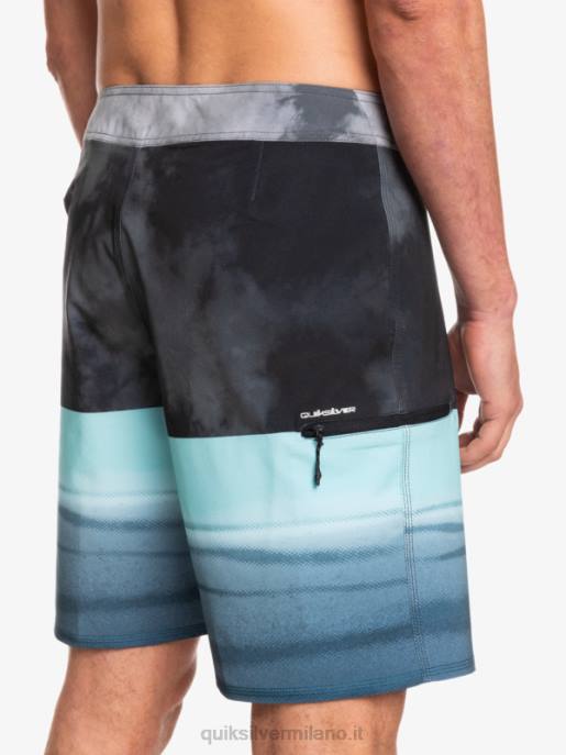 esso Quiksilver uomini pantaloncini surfsilk five-0 19 nero HTZR1798