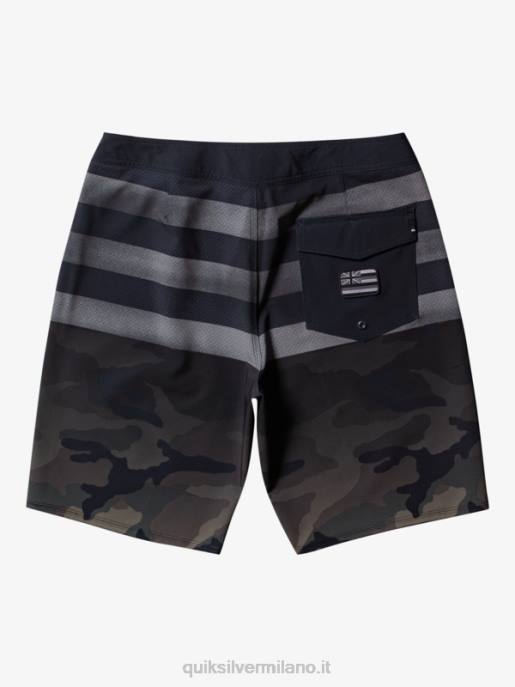esso Quiksilver uomini pantaloncini surfsilk hawaii pride 20 nero HTZR181
