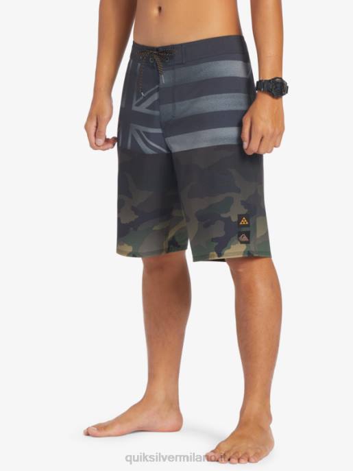 esso Quiksilver uomini pantaloncini surfsilk hawaii pride 20 nero HTZR181
