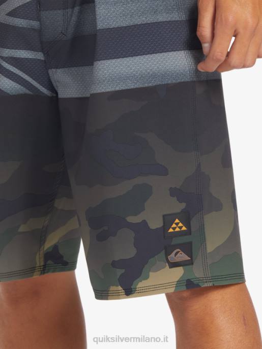 esso Quiksilver uomini pantaloncini surfsilk hawaii pride 20 nero HTZR181