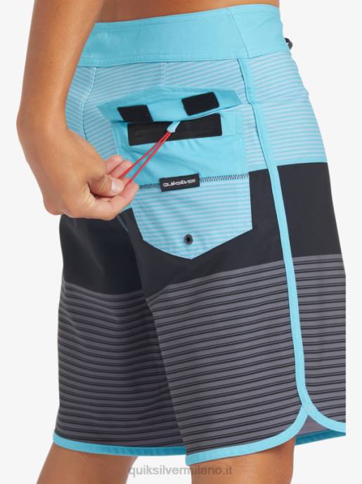 esso Quiksilver uomini pantaloncini surfsilk tijuana 19 blu del fiume HTZR209
