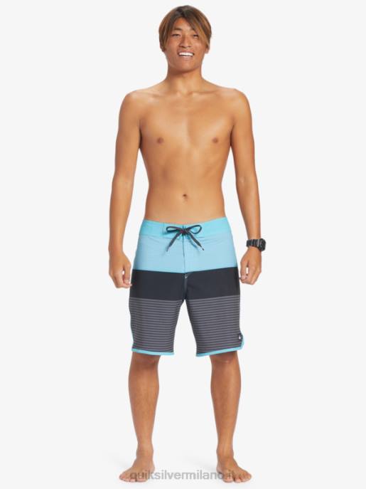esso Quiksilver uomini pantaloncini surfsilk tijuana 19 blu del fiume HTZR209