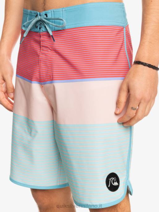 esso Quiksilver uomini pantaloncini surfsilk tijuana 19 blu delfino HTZR1403