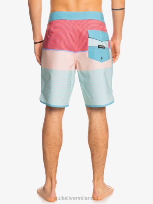 esso Quiksilver uomini pantaloncini surfsilk tijuana 19 blu delfino HTZR1403