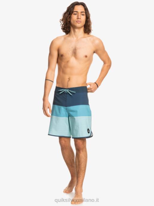 esso Quiksilver uomini pantaloncini surfsilk tijuana 19 insegne blu HTZR1398