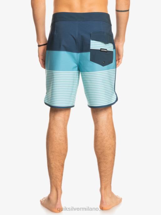 esso Quiksilver uomini pantaloncini surfsilk tijuana 19 insegne blu HTZR1398