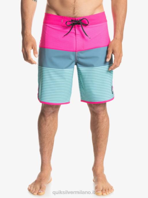esso Quiksilver uomini pantaloncini surfsilk tijuana 19 rosa brillante HTZR1401