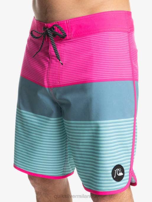 esso Quiksilver uomini pantaloncini surfsilk tijuana 19 rosa brillante HTZR1401