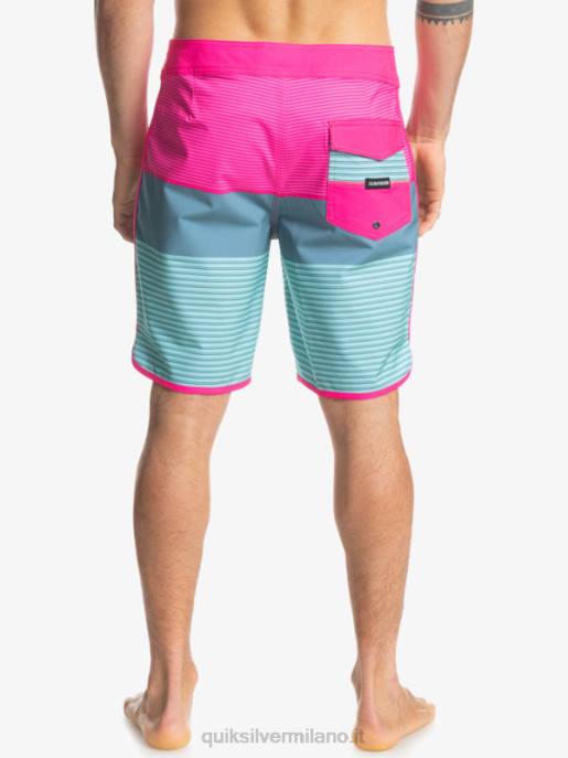esso Quiksilver uomini pantaloncini surfsilk tijuana 19 rosa brillante HTZR1401