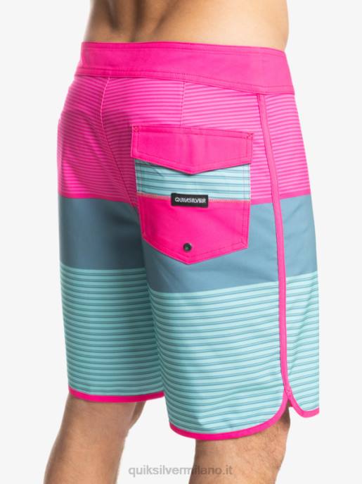 esso Quiksilver uomini pantaloncini surfsilk tijuana 19 rosa brillante HTZR1401