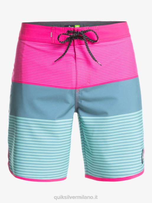 esso Quiksilver uomini pantaloncini surfsilk tijuana 19 rosa brillante HTZR1401