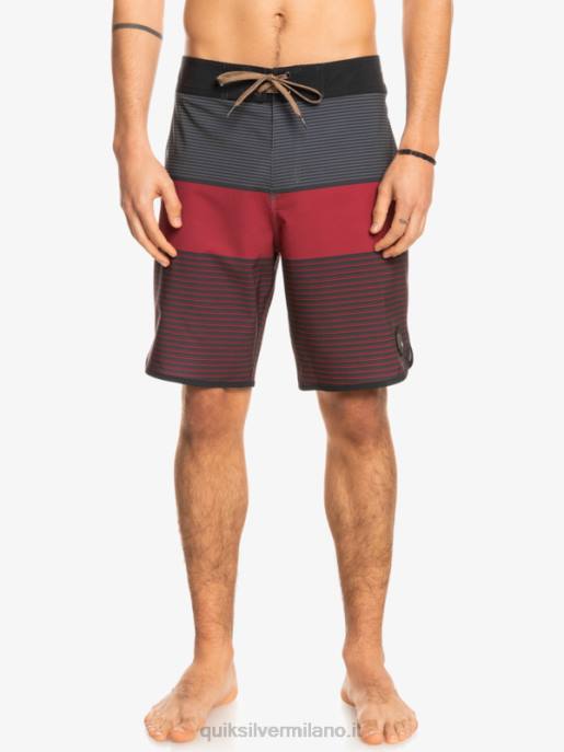 esso Quiksilver uomini pantaloncini surfsilk tijuana 19 vino rubino HTZR1405