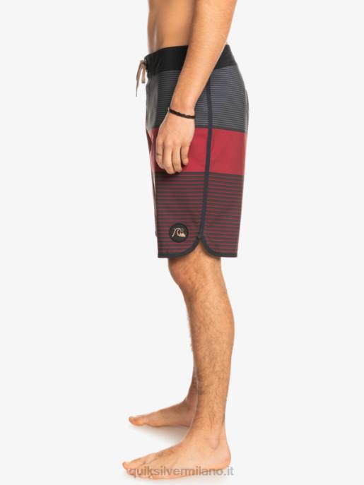esso Quiksilver uomini pantaloncini surfsilk tijuana 19 vino rubino HTZR1405