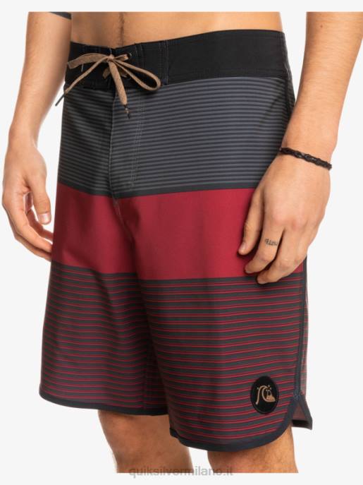 esso Quiksilver uomini pantaloncini surfsilk tijuana 19 vino rubino HTZR1405