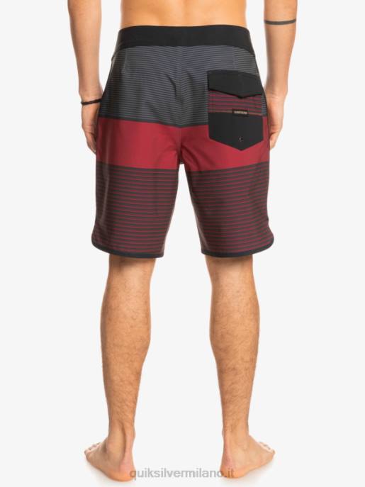 esso Quiksilver uomini pantaloncini surfsilk tijuana 19 vino rubino HTZR1405