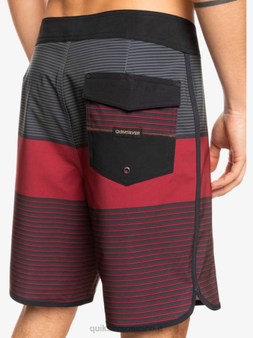 esso Quiksilver uomini pantaloncini surfsilk tijuana 19 vino rubino HTZR1405